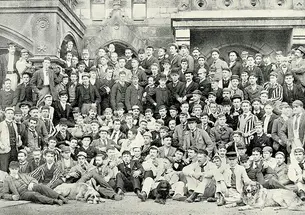 Princeton's Class of 1890, pictured in their senior year
