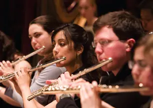 Members of the Princeton University Orchestra in rehearsal