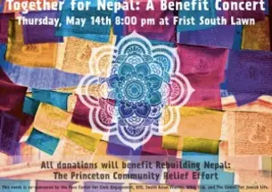 A poster for the May 14 âTogether for Nepalâ concert.