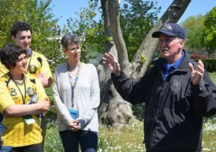 White House beekeeper Charlie Brandts