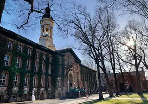 Nassau Hall, photographed in 2021