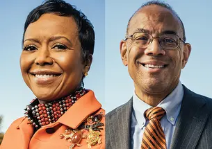 Mellody Hobson ’91 and John Rogers Jr. ’80