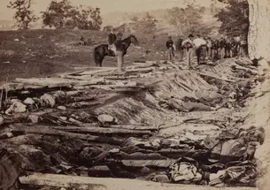“View of Ditch” — The ditch was used as a Confederate rifle pit during the Battle of Antietam. 