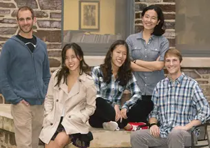 PAW’s On the Campus writers, from left: Gregory Rosalsky GS, Tara Thean, Lillian Li ’13, Angela Wu ’12, and Eric Silberman ’13.