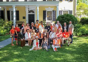 FTA July.jpg Class secretaries and memorialists gathered at Maclean House