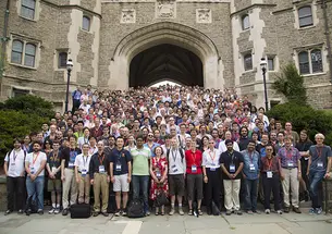 Participants at the Strings 2014 conference. (Amaris Hardy, Office of Communications)