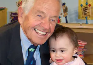 Pediatrician T. Berry Brazelton ’40, pictured in 2006.