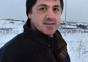 Bruce Kennedy ’92, who helped write and direct the series “NextWorld,” on location in Iceland.