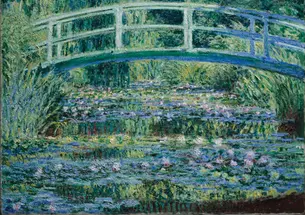 Featured in the exhibition opening Feb. 23 will be Monet's "Water Lilies and Japansese Bridge"