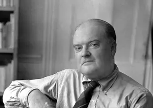 Writer Edmund Wilson '16 in 1951, the year Christian Gauss died. The two men had a close relationship for decades.