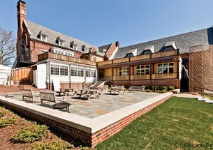 An exterior view of Cap and Gown’s new wing and terrace.