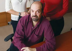 Working on the Aphasia Project are Professor Perry Cook and graduate students Xiaojuan Ma, left, and Sonya Nikolova.