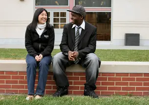Olivia Quach ’12 and Jonathan Ford ’12, two of Princeton’s QuestBridge scholars.