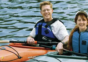 Jeff Rosalsky ’85 and his daughter, Alexa.