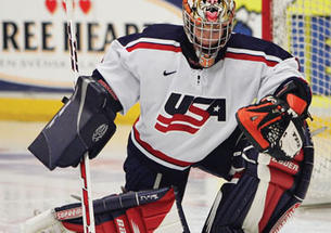 Megan Van Beusekom '04 is training in USA Hockey's Blaine, Minn., residency program.