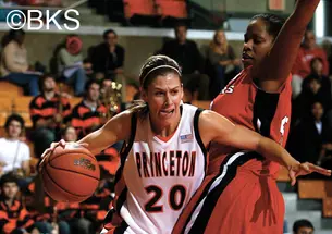 Meagan Cowher ’08 has climbed to fourth on Princeton's career scoring list.