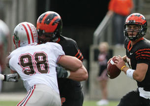 Quarterback Tommy Wornham ’12, entering his third year as a starter, missed half of last season due to injury.