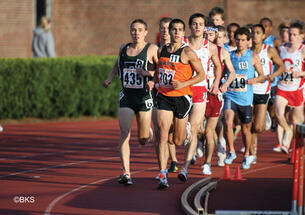 Donn Cabral ’12 won two events at the Ivy ­Heptagonals.