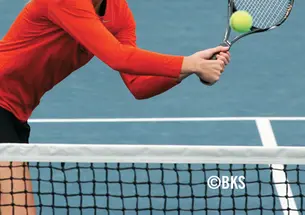 LIVE.SP_tennis.jpg No. 1 singles player Hilary Bartlett ’12 was 7–0 in Ivy matches.