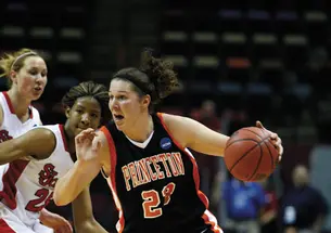 Addie Micir ’11 in action vs. St. John’s.