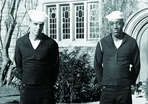 James Everett Ward ’48, right, and Arthur Jewell Wilson ’48.