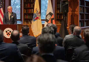 Gov. Murphy talks at Chancellor Green