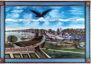 In 1803, the French government offered to sell the Louisiana territory (which included New Orleans, rendered here in a painting from that period) to the United States for about 4 cents an acre.