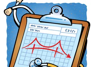 NB.BreakingGround.png A doctor's clipboard with notes