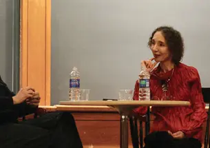 Jonathan Safran Foer ’99 talks with Joyce Carol Oates.