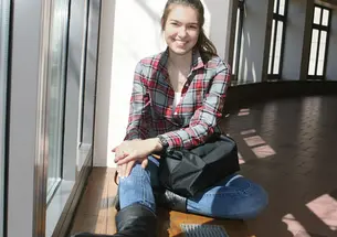 After being drawn to multiple fields of science, Katie Stouffer ’13 majored in computer science because it would play a “key role in ... research in virtually all of them.”