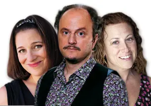 From left, Jennifer Weiner ’91, Jeffrey Eugenides, and Jodi Picoult ’87