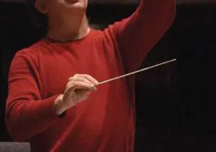 Michael Pratt conducts the Princeton University Orchestra.