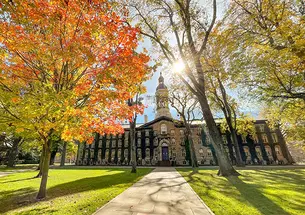 Princeton’s Nassau Hall, photographed in 2021.