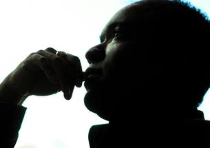 Silhouette of author Damon Young