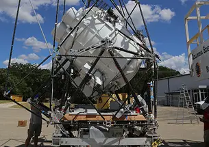 OTC-Antartica.jpg The package of scientific instruments for Princeton’s Antarctic balloon-flight project.