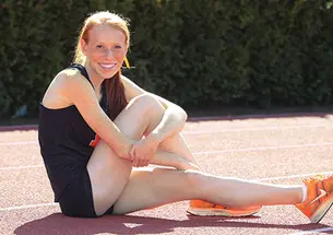 Distance runner Megan Curham ’17