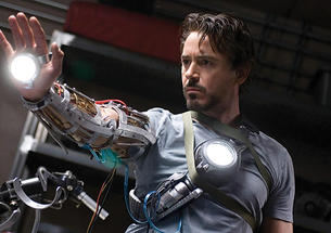 Marvel’s Iron Man, played by Robert Downey Jr.