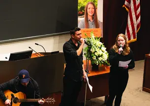 Memorial service for Maura Coursey.