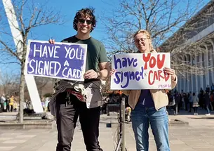 PGSU’s union card campaign activists