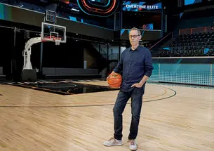 Dan Porter at Overtime Elite’s training center in Atlanta