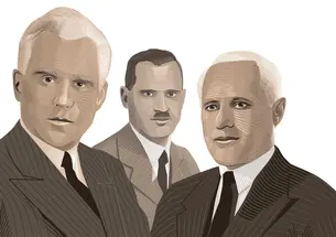 Karl Compton *1912 h’34, Wilson Compton *1915, and Arthur Compton *1916