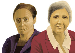 Emmy Noether and Anna Pell Wheeler