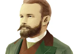 Illustration of William Libbey Jr. 1877 *1879