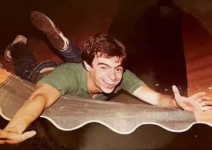 PRANKS_Mark tent sliding.jpg The proof that Mark F. Bernstein ’83 slid yet survived.