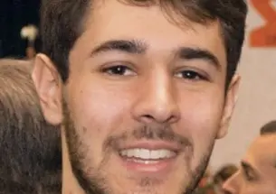 Joseph Barrett â14 at Alumni Day in February 2014. (Denise Applewhite, Office of Communications)