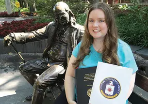 Bridget Rose Nolan ’02 worked as an analyst for the CIA.