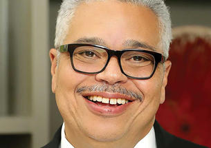 This is a headshot photo of Jerrauld Jones ’76