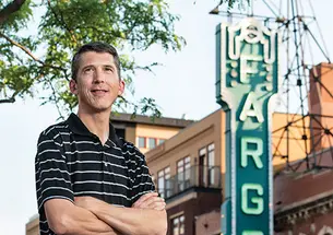 Joel Hektner ’90 says the best part of moving back to his home state is seeing his sons get to know their grandparents and other relatives.