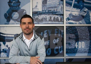 Chris Moore *10 is the Cubs’ director of research and development.