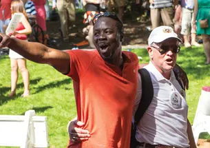 PASSING THROUGH THE P-RADE — submitted by Marc Aaron Melzer ’02